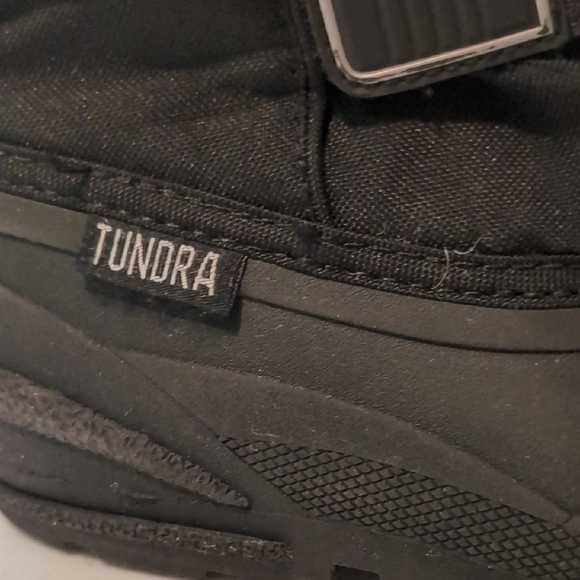 Women's Tundra Black Winter Snow Boots Size 6  Removable Liners - Picture 2 of 10